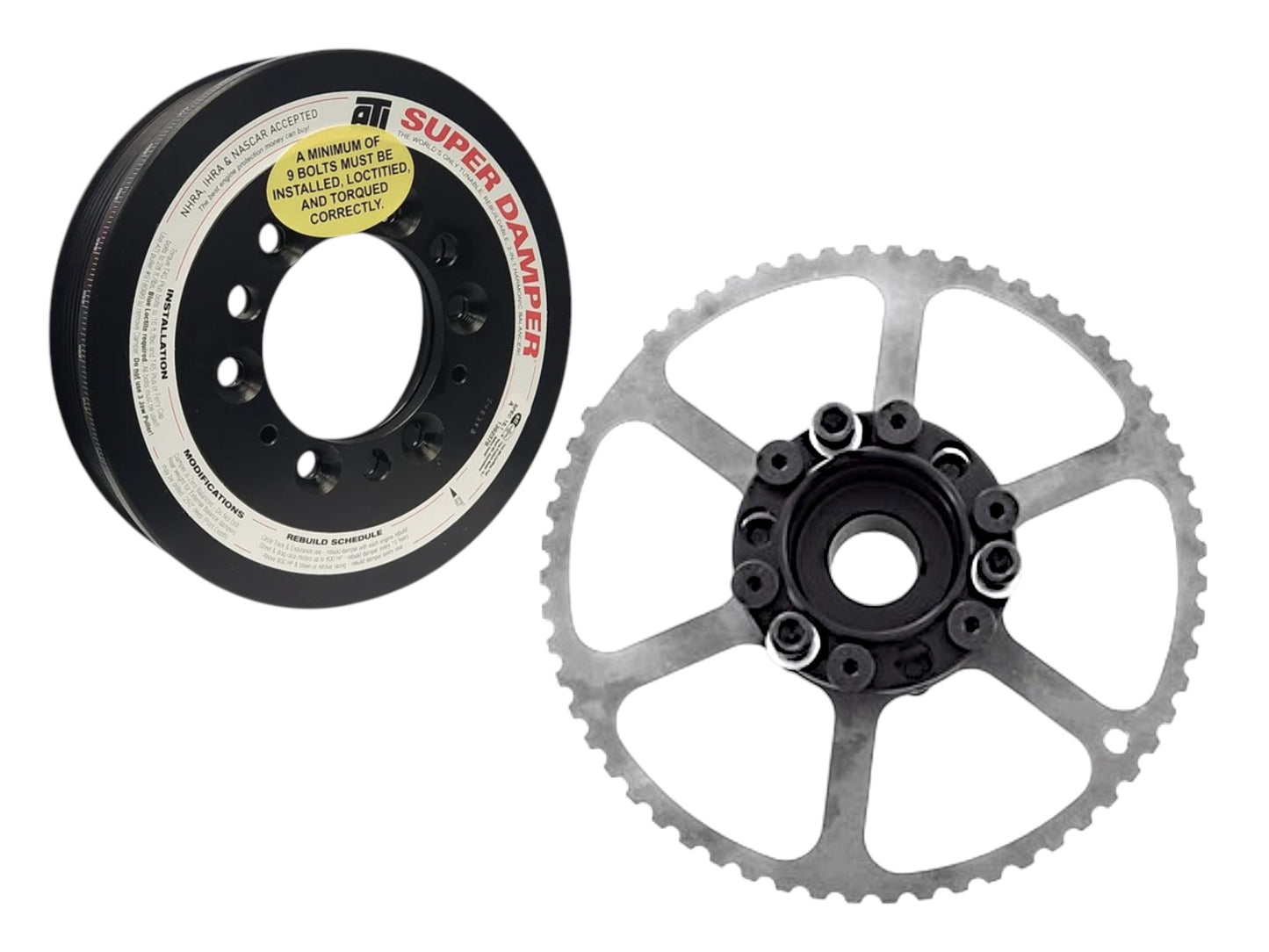 ATI Super Damper (ATI 917071) + MRT (MRT-20010-1)  BMW M50 / M52 / S52 with Vanos - with trigger wheel Kit