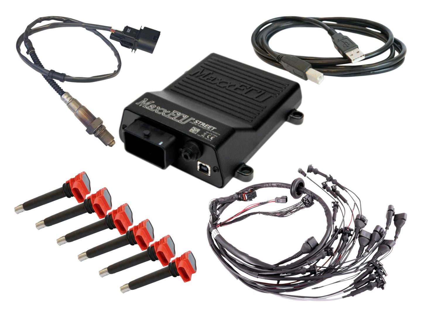 BMW M50 Moottorinohjaus Kit (MaxxECU STREET + Moottorin johtosarja + Bosch puolat + LSU 4.2 Lambda)