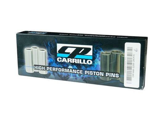 CP Carillo High Performance Piston Pins .866" (22mm) x 2.250" x .200" 9310 Steel (Qty: 6)