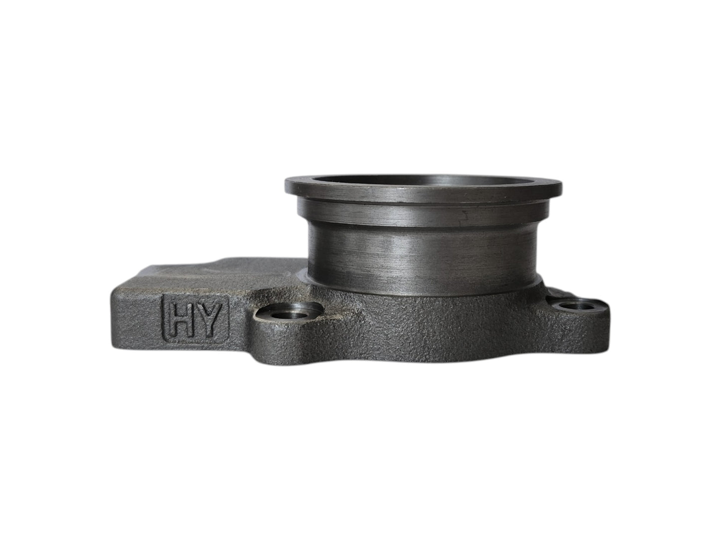 Downpipe lähtö 4-bolt - V-Band valurautainen + Keskittävä V-Band 3,5'' (Holset HE221W)