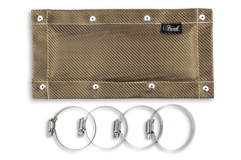 Funk Motorsport - Pakoputkeen Kiinnitettävä Lämpösuoja (Titanium)