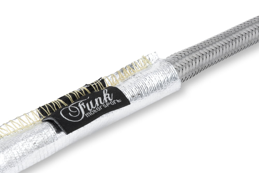 Funk Motorsport - Silver Lämpösuojasukka (ommeltu) (Dia. 7mm / 50cm)
