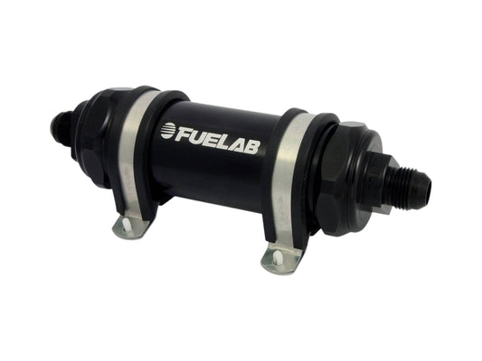 Fuelab 6AN 6-Micron Long In-Line Fuel Filter