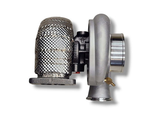 Holset HX40 Super - Pakopesä 16cm² + Hitsattu RST Lämpösuoja Pakopesään