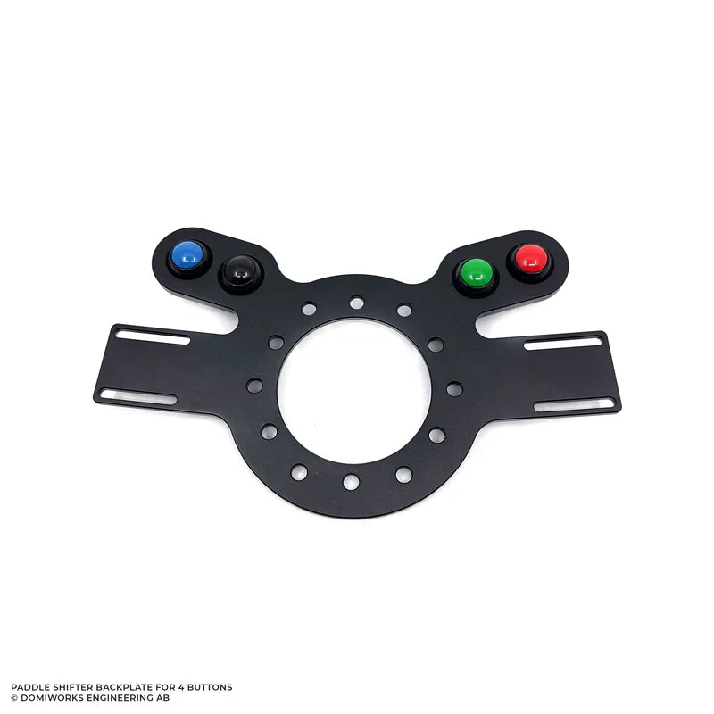 Paddle Shifter Backplate for 4 Buttons