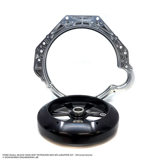 Ford Small Block 289 302 351C 351W - BMW 8HP 70/75/90/95 N63 N74 - Mirrored Starter Adapterisarja