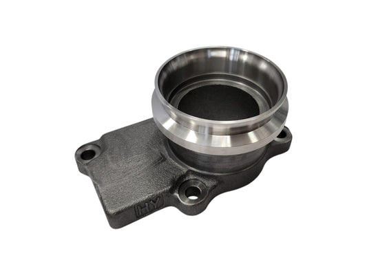 Downpipe lähtö 4-bolt - V-Band valurautainen + Keskittävä V-Band 3'' (Holset HE221W)
