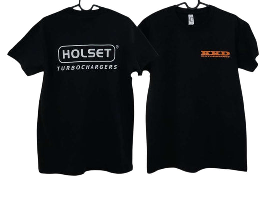 T-Paita KKD motorsport / Holset Logolla (Musta)