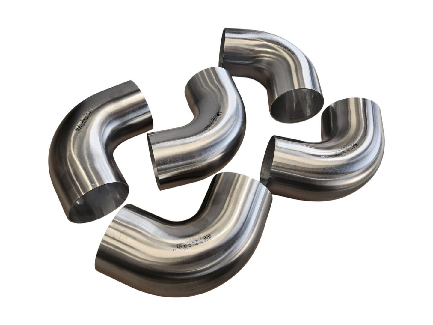 Käyrä 90° 2'' (51mm) RST AISI 316L Pienisäteinen
