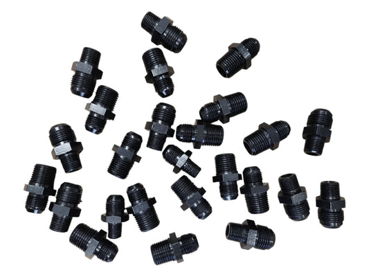Lähtöliitin AN8 / 1/4'' NPT (Musta)