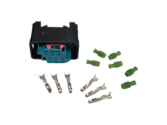 Liitin 6-napainen (Kaasuläppäyksiköihin)