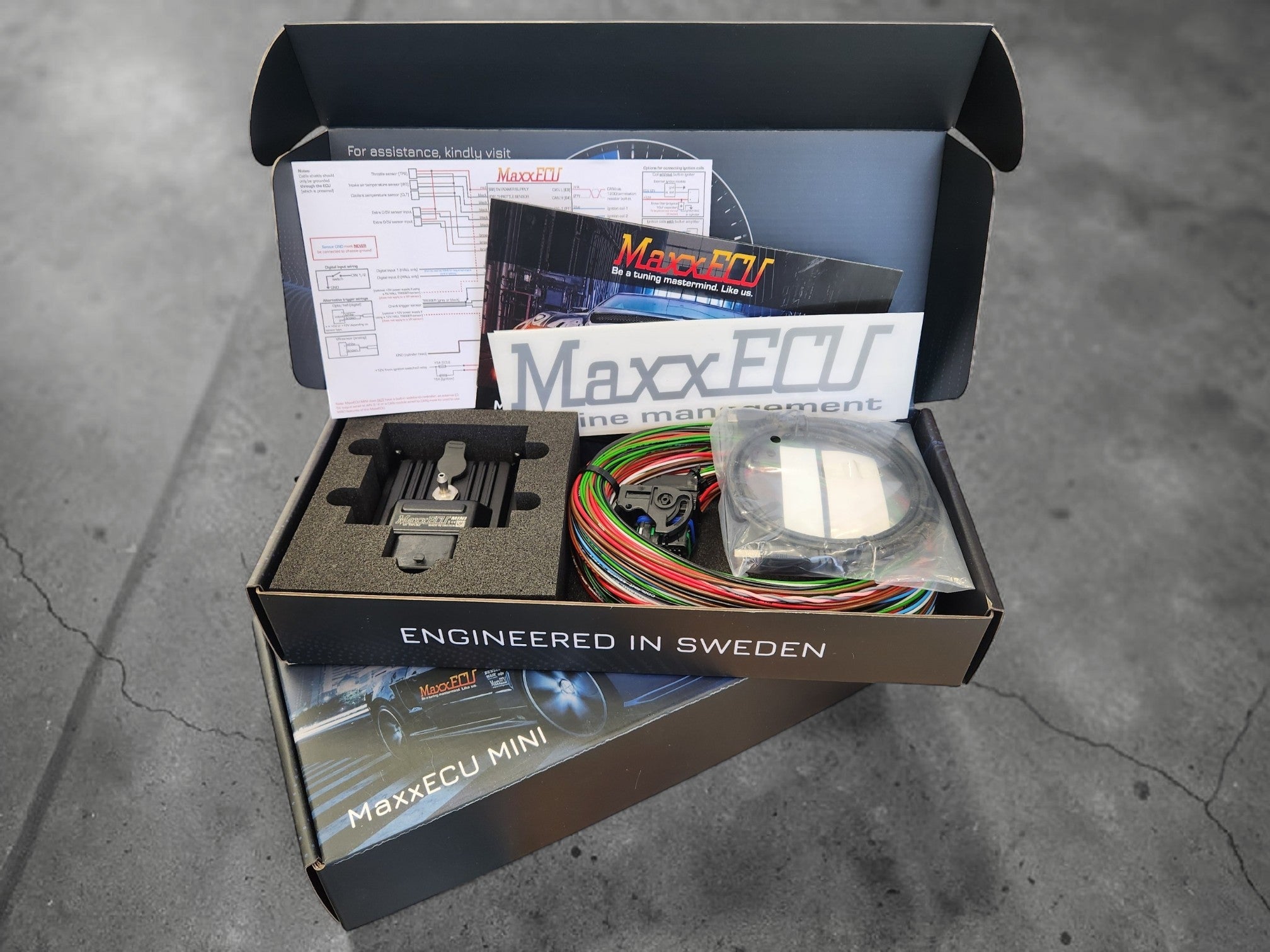 MaxxECU MINI STANDARD (ECU, johtosarja ja tarvikkeet) – KKD motorsport