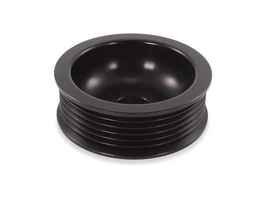 Mechman 6 Rib 2.9" Billet aluminum racing pulley - Hard anodized
