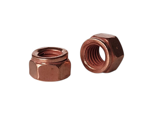 Lukkomutteri M8 (Kuparoitu)