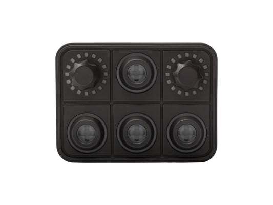 Blink Marine - CAN Näppäimistö (6 painiketta, 2 kiertokytkintä) Multi Color LED / Plastic Knob / IP67