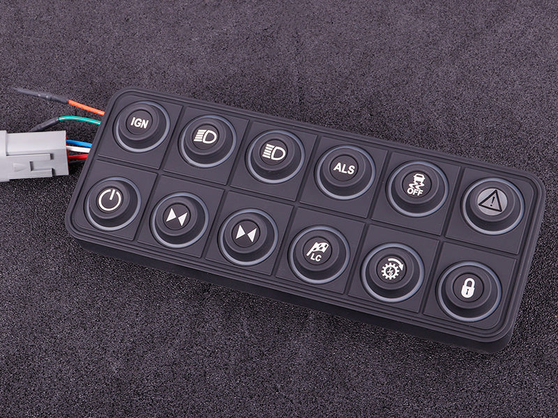 Blink Marine - CAN keypad (12 keys) multi color LED