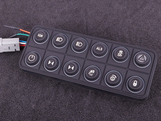Blink Marine - CAN keypad (12 keys) multi color LED