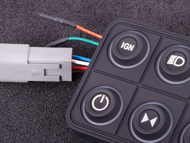 Blink Marine - CAN keypad (8 keys) multi color LED