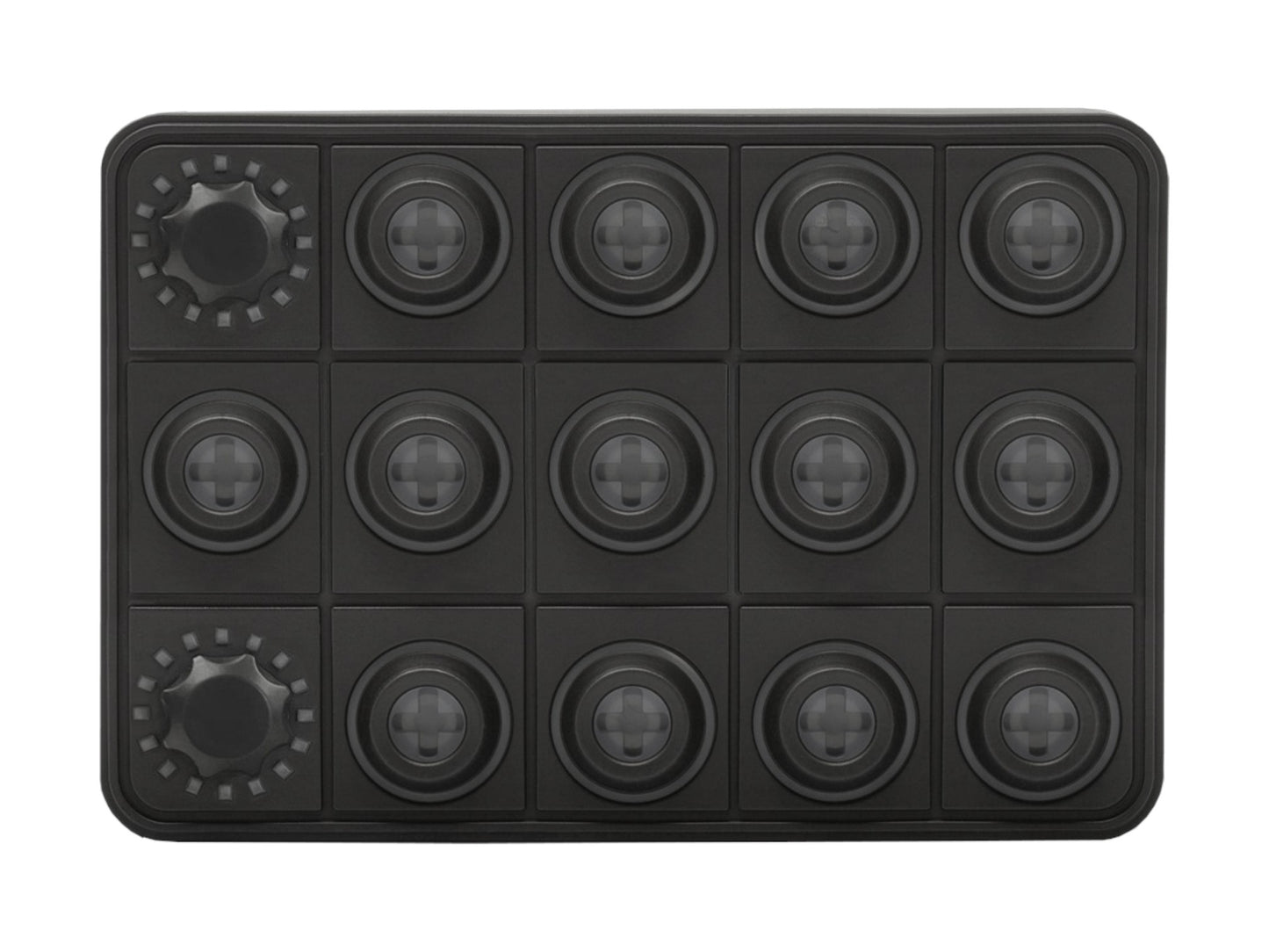 Blink Marine - CAN Näppäimistö (15 painiketta, 2 kiertokytkintä) Multi Color LED / Plastic Knob / IP67