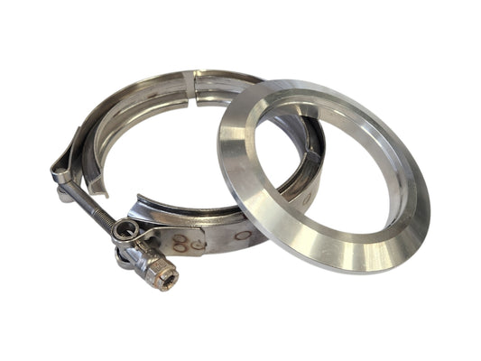 Precision Sportsman C/Cover Outlet Flange Kit (Flange/Clamp/O-Ring) Aluminium