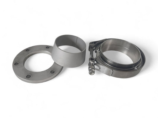 Downpipe lähtö 6-bolt - V-Band 3,5" Kit (Holset HX40)