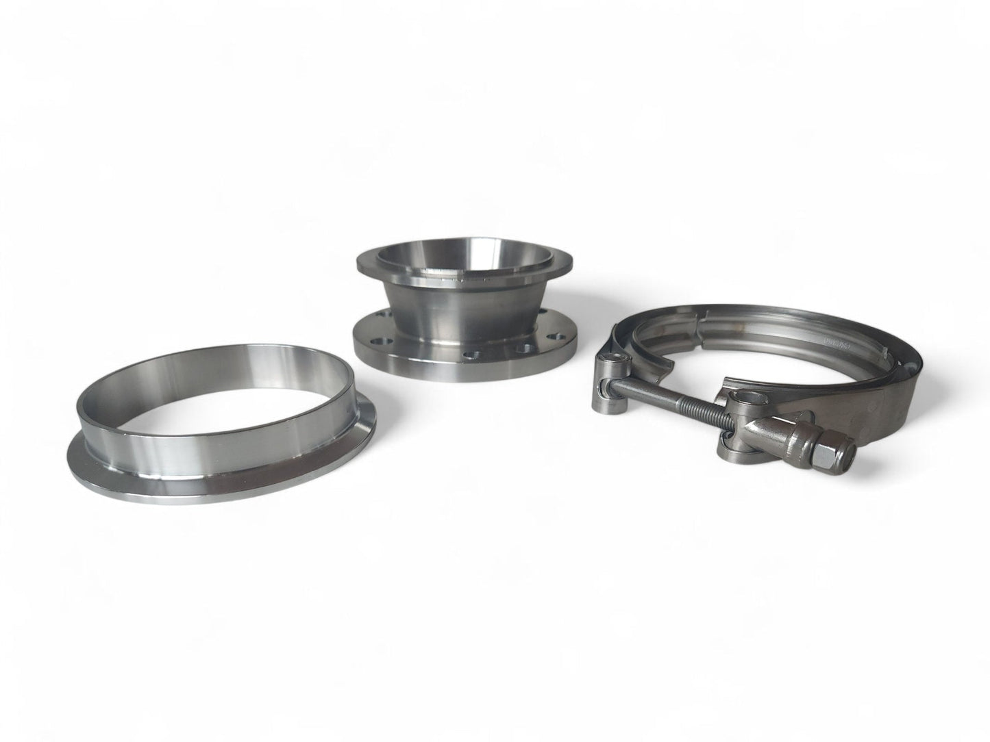 Downpipe lähtö 4/6-bolt - V-Band 3,5" Billed (Holset HX40)