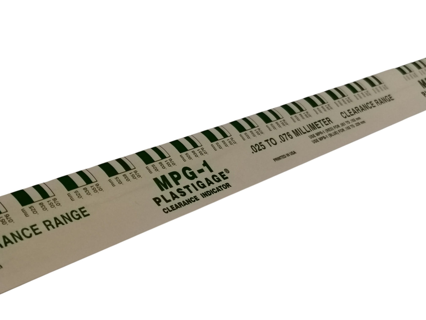 Clevite Plastigage MPG-1 Green (.025-.075mm)