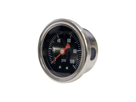 Polttoaineen Painemittari Nestevaimennettu 100 Psi