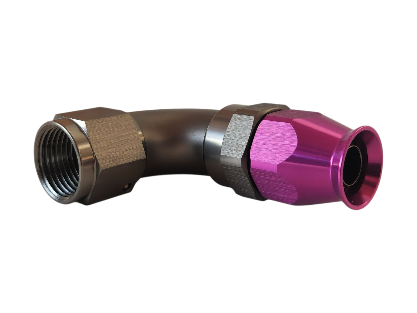 AN10 Kiristysmutteri (PTFE teflon liittimeen) - Purple