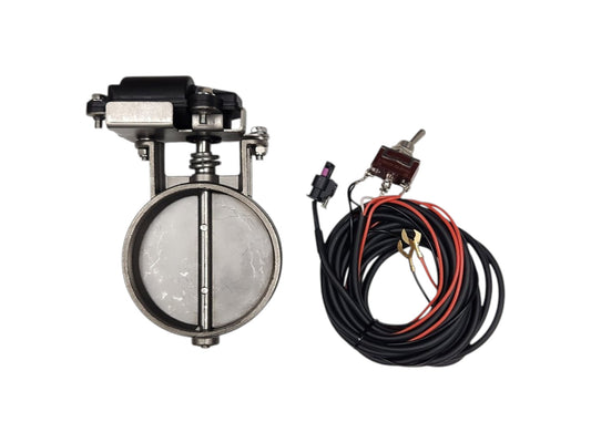 Sähköinen Pakoputken Läppä Katkaisijalla (2'')