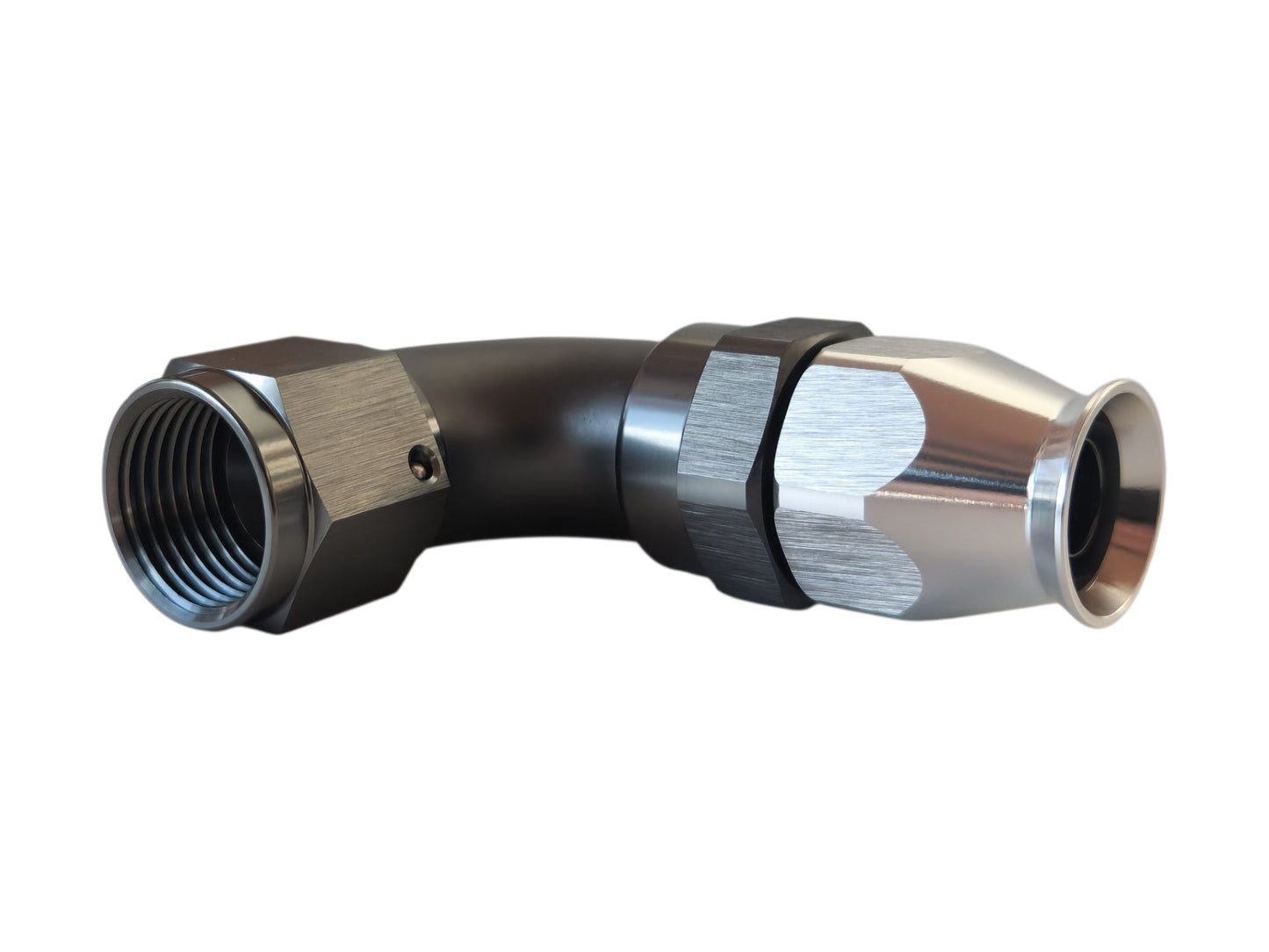 AN10 Kiristysmutteri (PTFE teflon liittimeen) - Silver