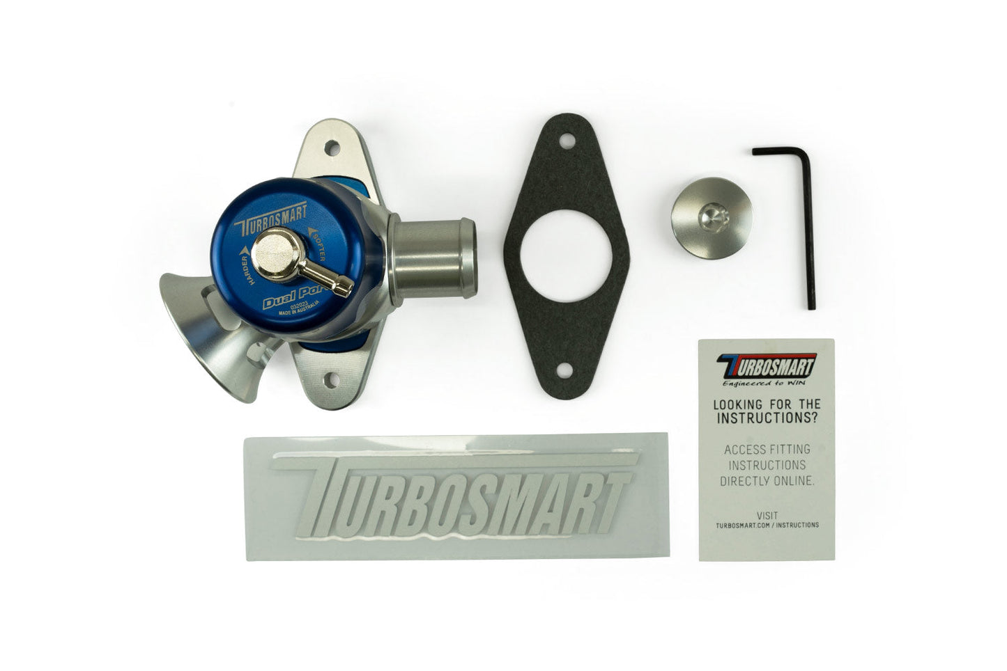 Turbosmart - Dual Port Mazda/Subaru (Blue)