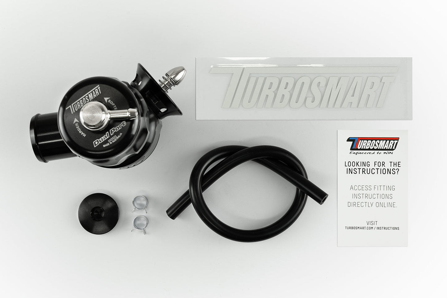 Turbosmart - Smart Port Dual Port Mitsubishi EVO IV to X (Black)