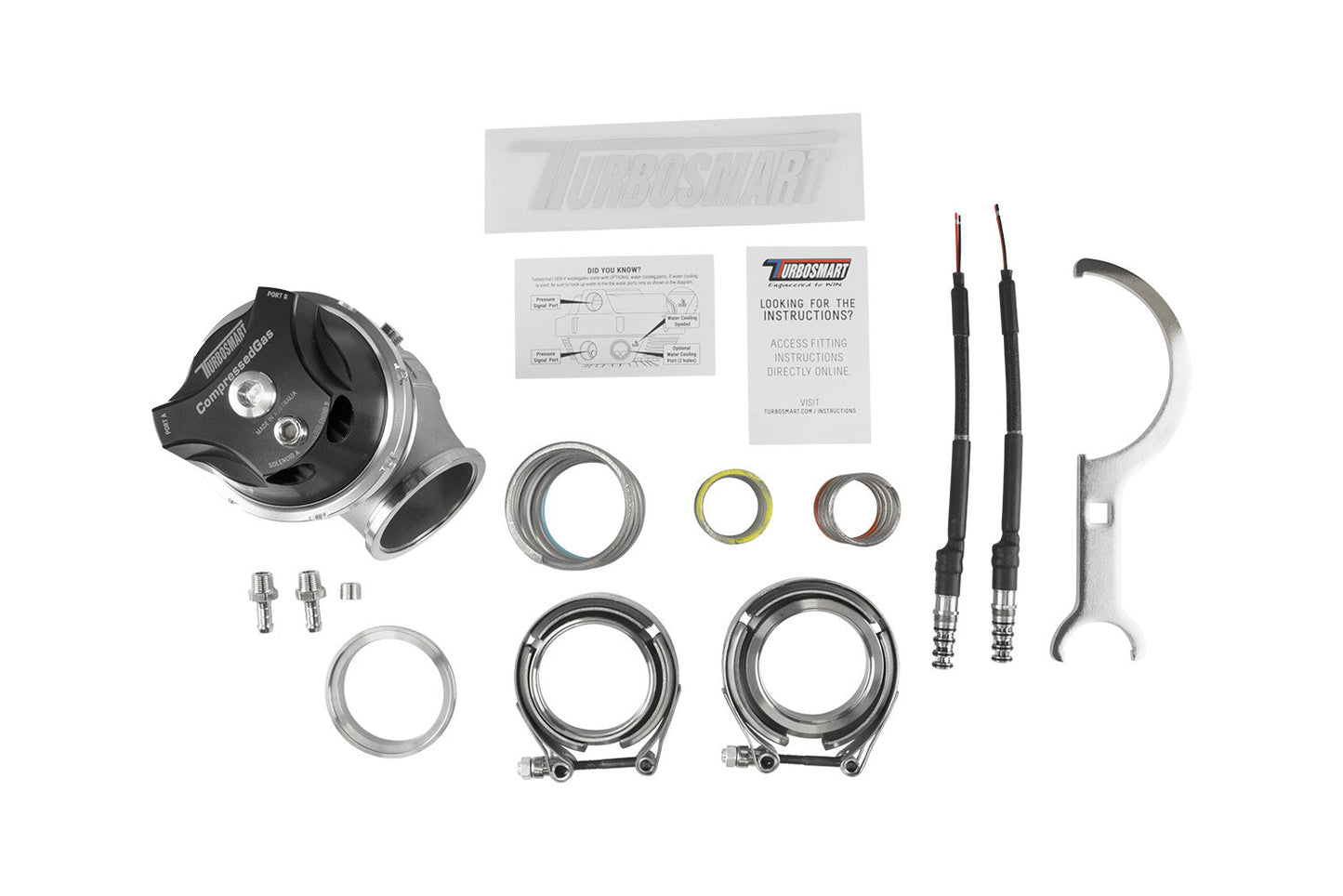 Turbosmart - GenV WG50CG ProGate50 Compressed Gas (Solenoid) 7psi (Black)