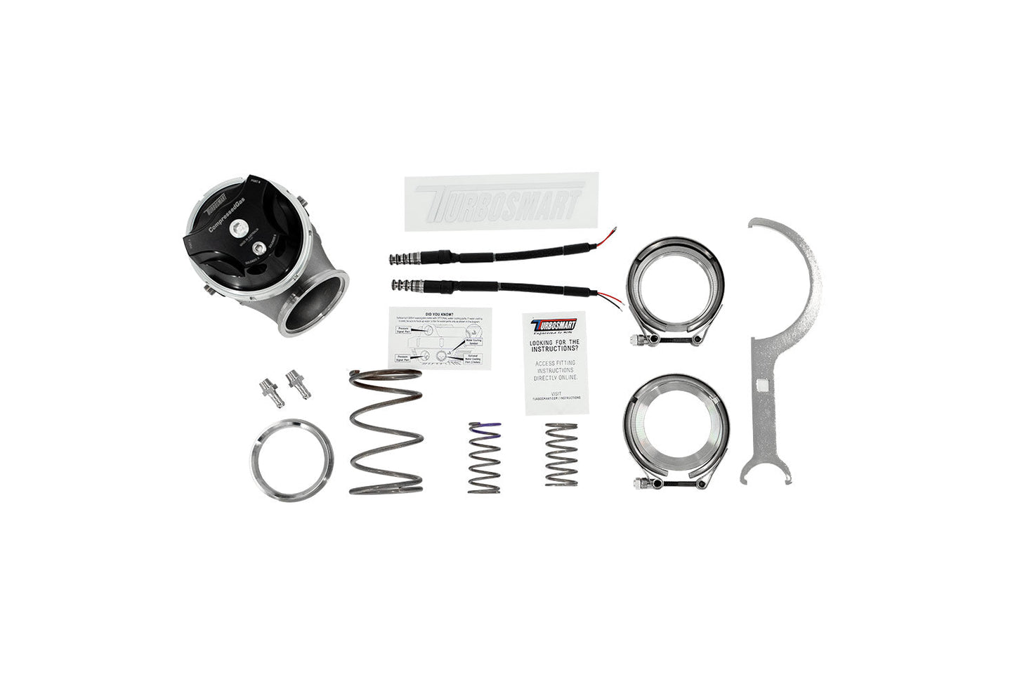 Turbosmart - GenV WG60CG ProGate60 Compressed Gas (Solenoid) 7psi Ulkoinen Hukkaportti (Black)