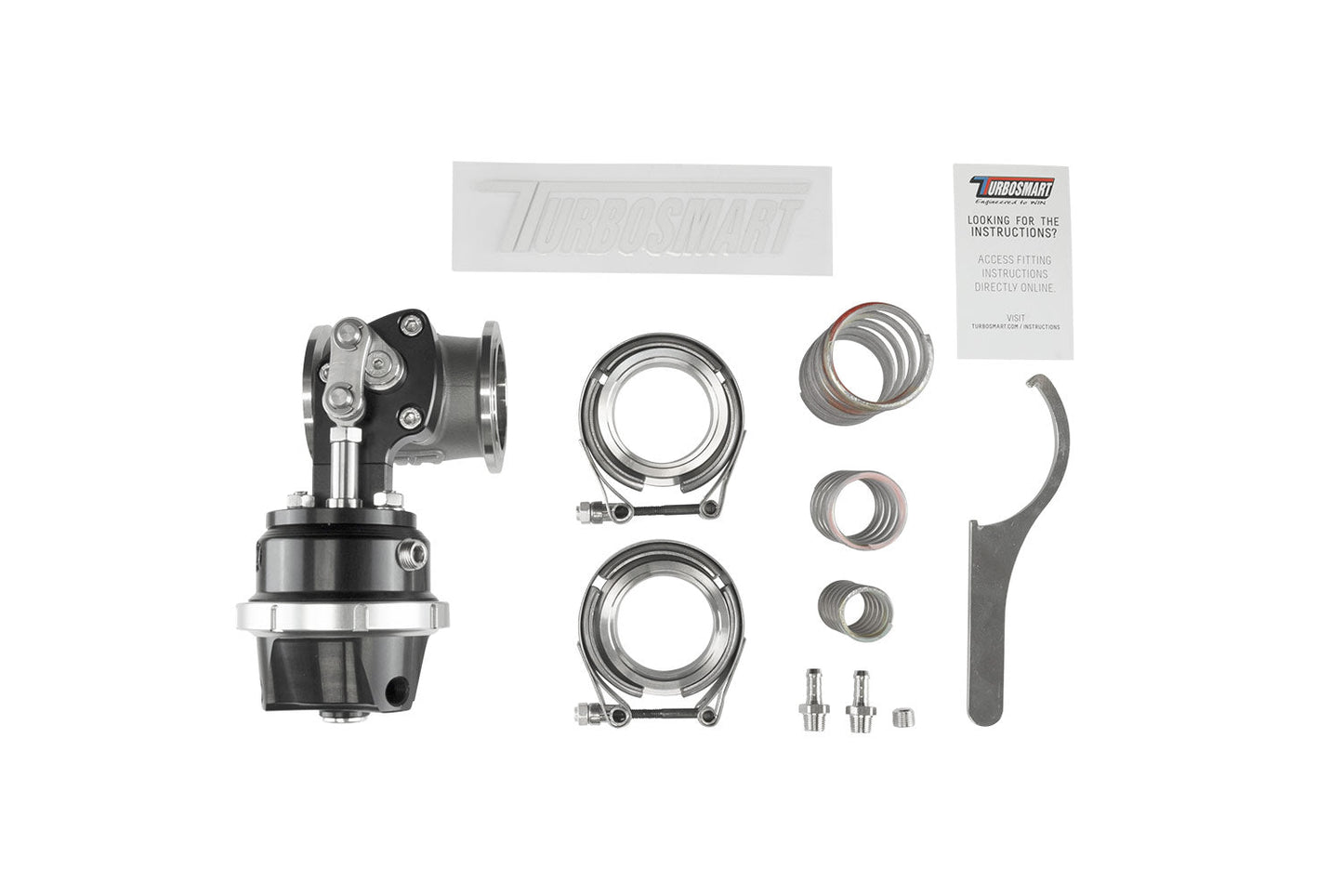 Turbosmart - Compressed Gas (CO2) StraightGate40 - 7PSI Black (Suits CO2 Boost Control)