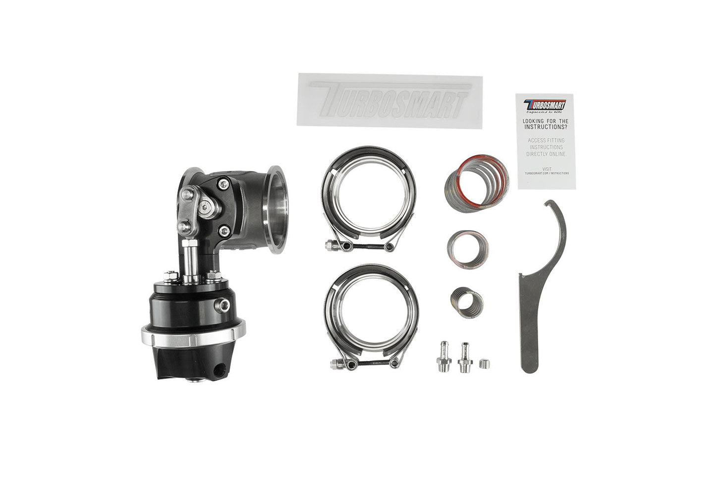 Turbosmart - Compressed Gas (CO2) StraightGate50 - 7PSI Black (Suits CO2 Boost Control)