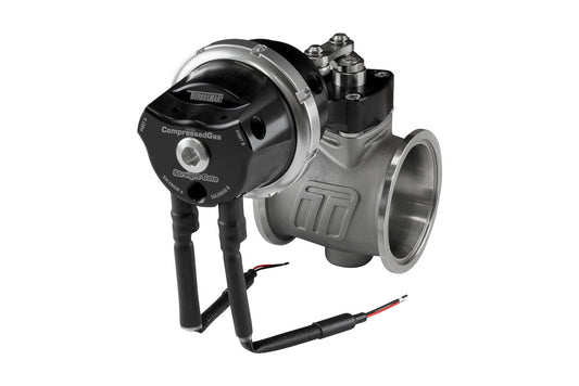 Turbosmart - Compressed Gas (CO2) StraightGate50 - Inbuilt Solenoids - 7PSI Black (Control In Cap CO2 Boost Control)