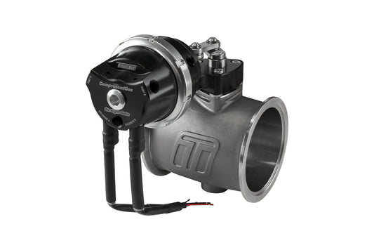 Turbosmart - Compressed Gas (CO2) StraightGate76 - Inbuilt Solenoids - 7PSI Black (Control In Cap CO2 Boost Control)