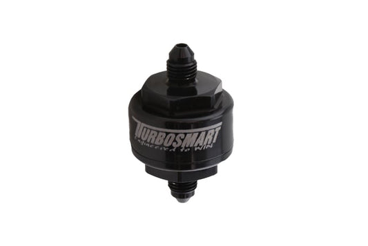 Turbosmart - Billet Turbo Öljynsuodatin 44um -4AN (Black)