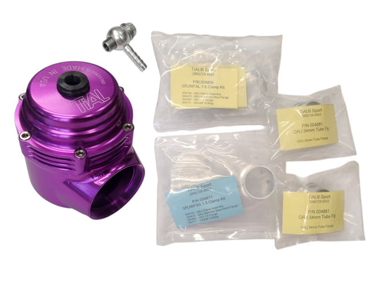 TiAL Sport - QRJ BOV Off Valve -3 psi Purple + Assembly Kit