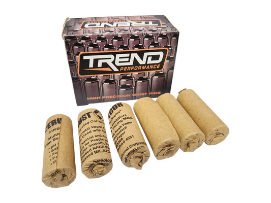 Trend .866" (22mm) x 2.250" x .225" H13 Tool Steel Wrist Pin Trend Performance Diamond Pistons Chamfered (Qty: 6)