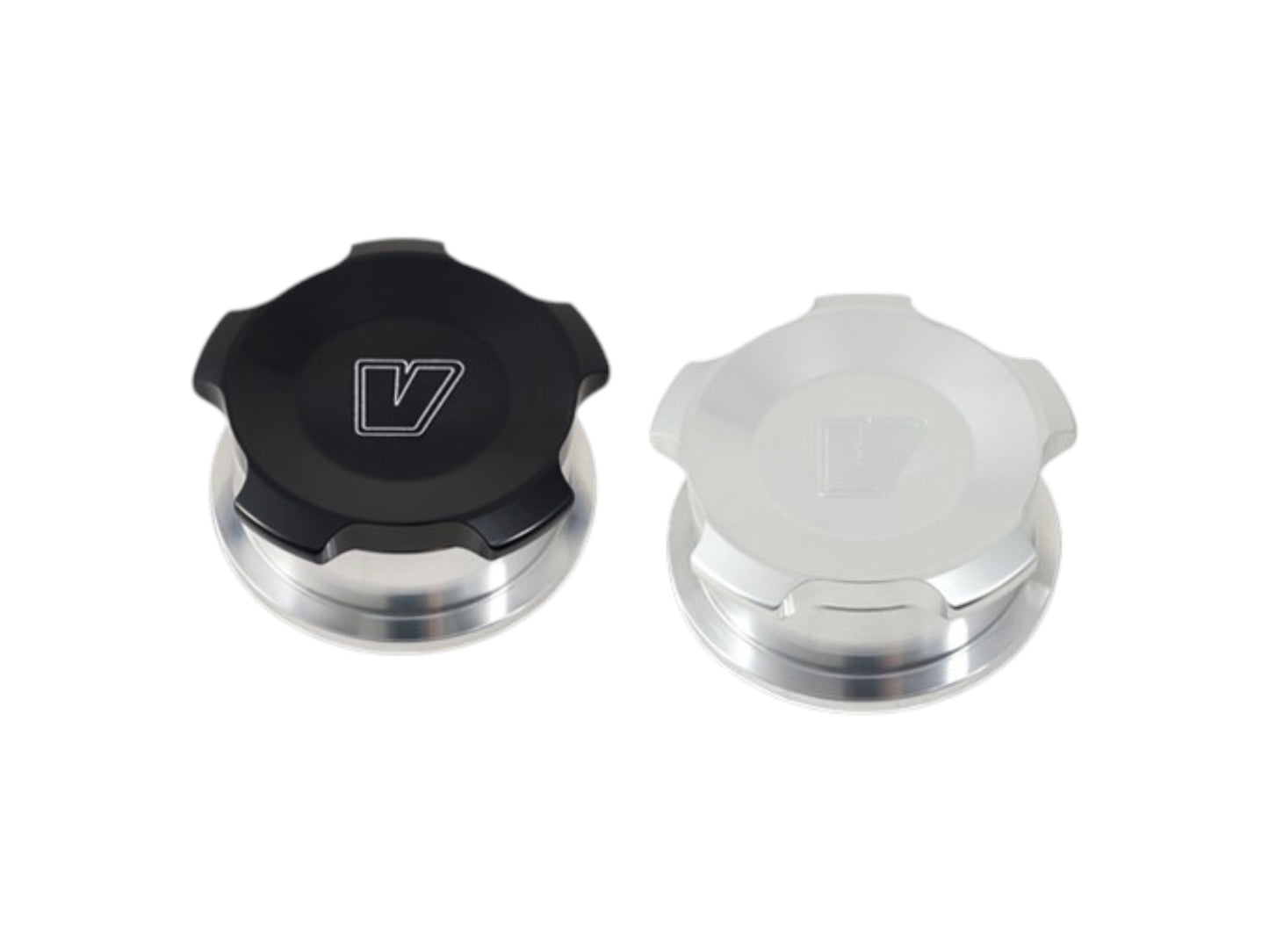 Vibrant Performance Tank Weld Bungs with Thread on Cap (38,1mm Polished)