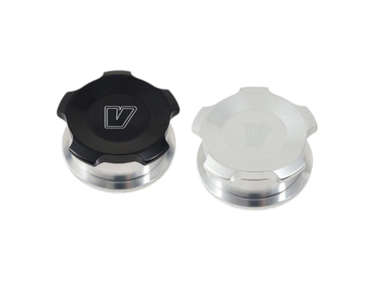 Vibrant Performance Tank Weld Bungs with Thread on Cap (38,1mm Polished)