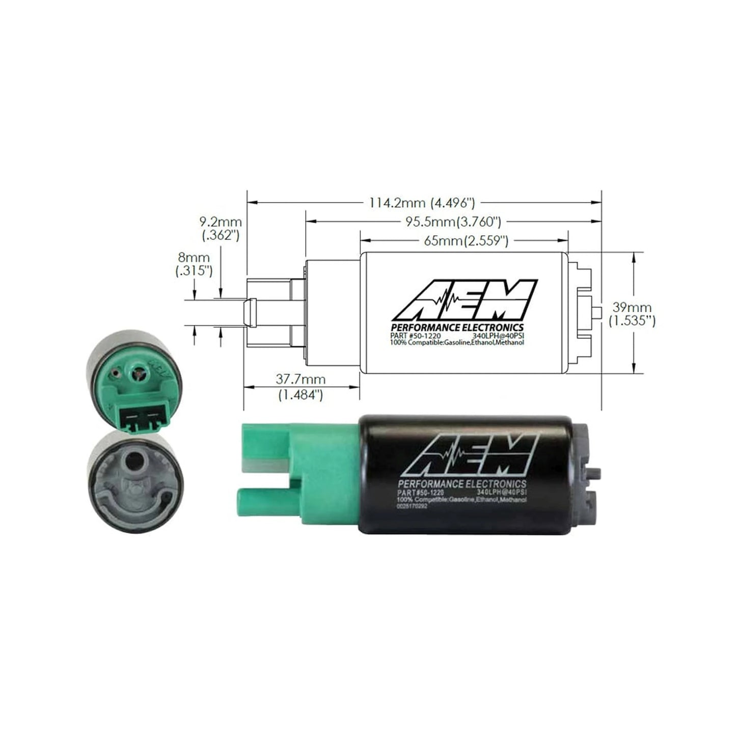AEM 340LPH E85 High Flow In-Tank Fuel Pump