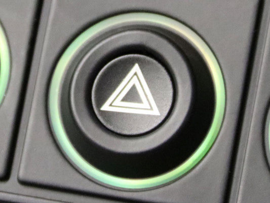 Hazard warning - icon CAN keypad