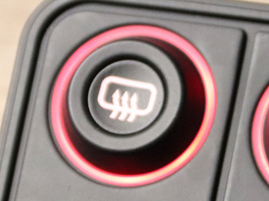 Rear window defroster - icon CAN keypad