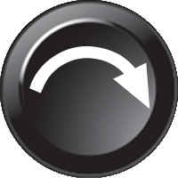 Radial arrow clockwise (15mm CAN Näppäimistö Icon)
