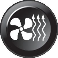 Heater fan (15mm CAN Näppäimistö Icon)