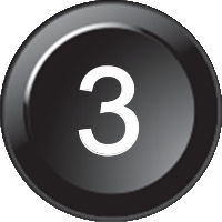 Number 3 (15mm CAN Näppäimistö Icon)